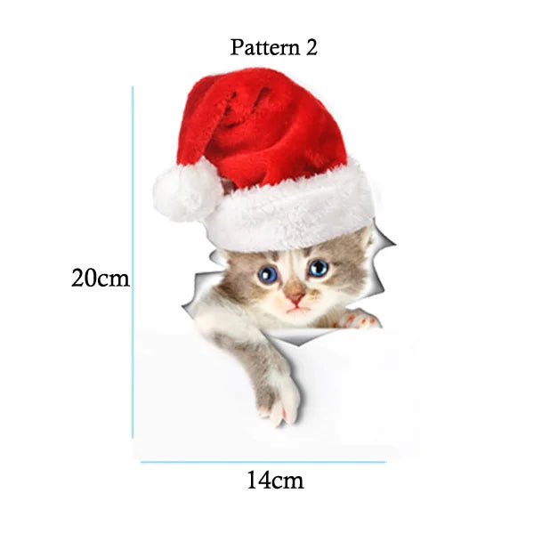 Süße Katze Hund Wandsticker