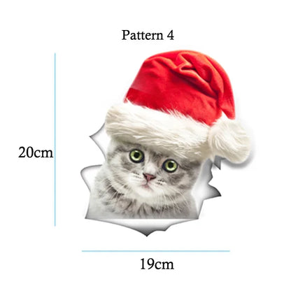 Süße Katze Hund Wandsticker