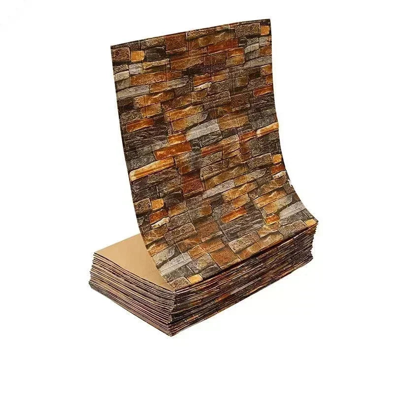 3D Backstein Tapete Selbstklebend Wasserfest