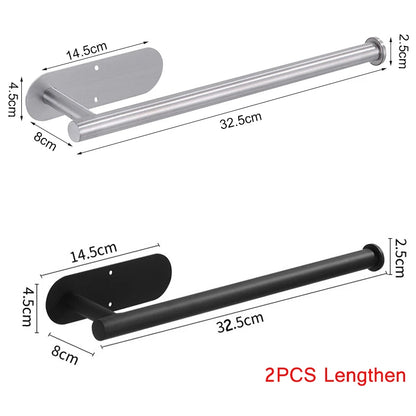 Selbstklebender Rollenhalter aus Edelstahl