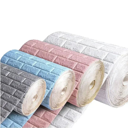 3D Backstein Tapete Selbstklebend Wasserfest