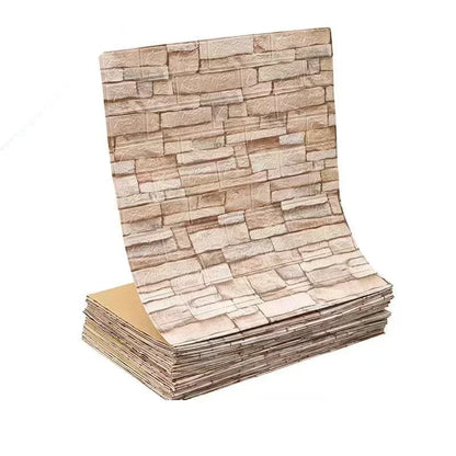 3D Backstein Tapete Selbstklebend Wasserfest