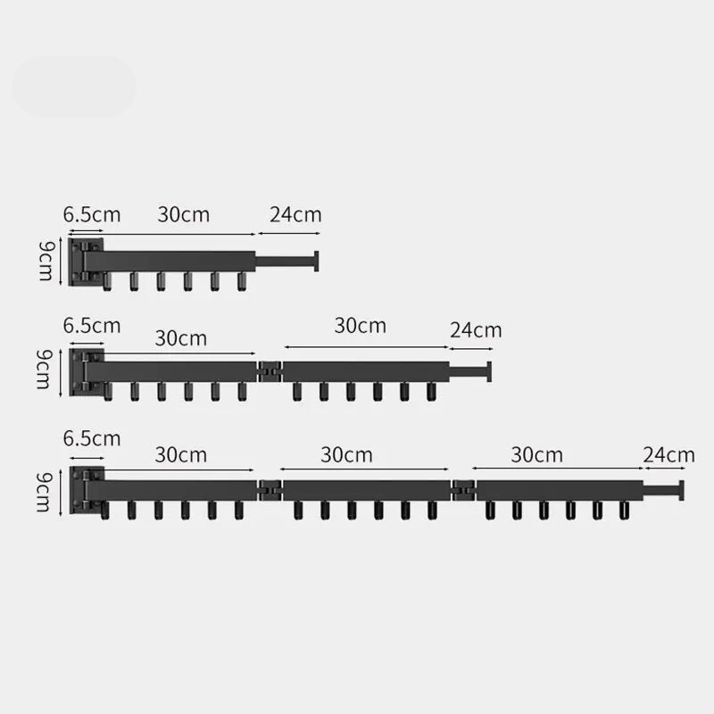 Kompakte Aluminium-Wandregal
