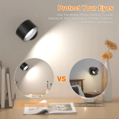 Wiederaufladbare magnetische Wandlampe