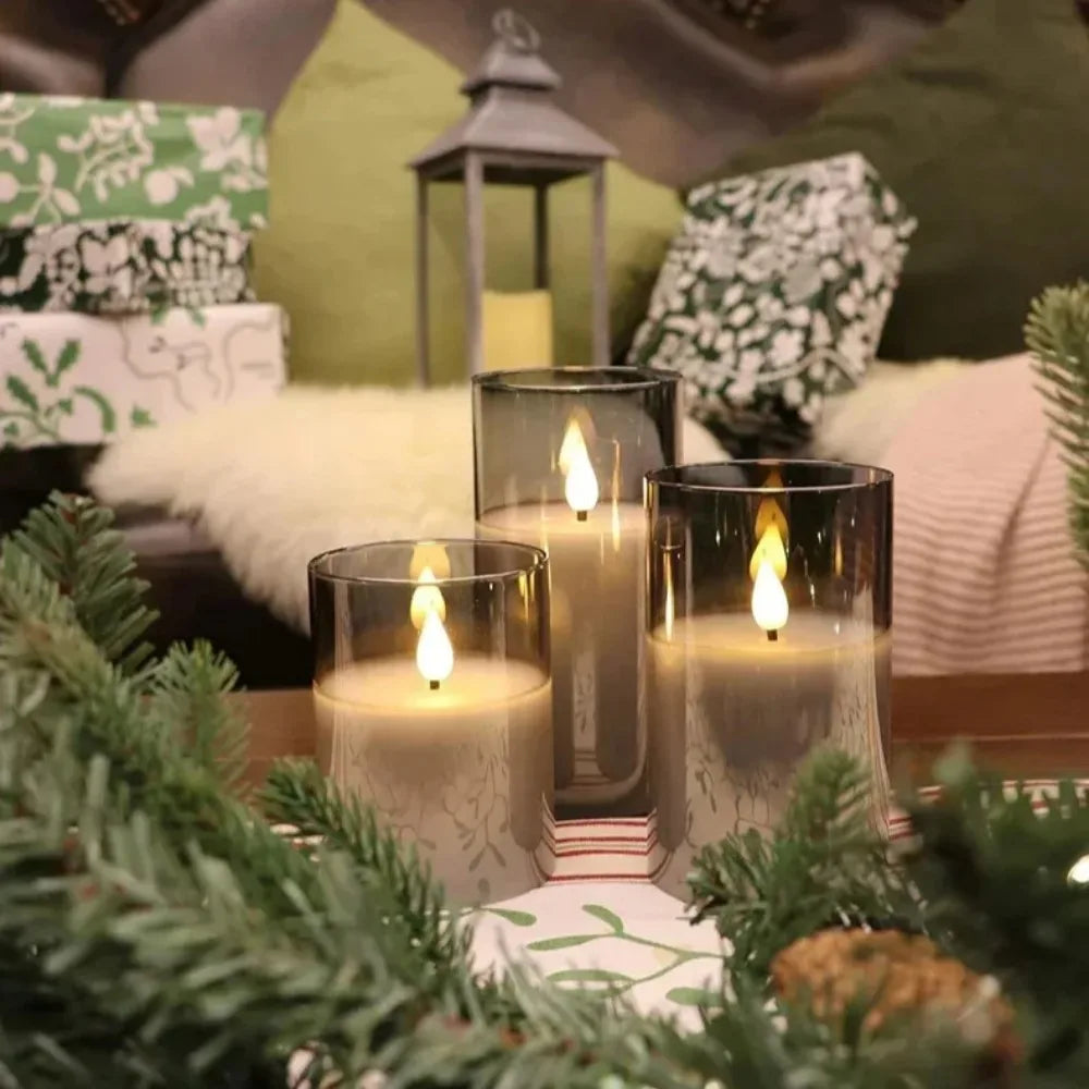 Flammenlose LED Kerze mit Fernbedienung