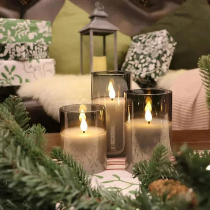 Flammenlose LED Kerze mit Fernbedienung