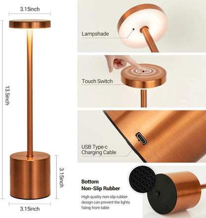 Wiederaufladbare LED-Touch-Lampe