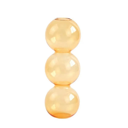 Nordische Glas Blasen Vase Klar