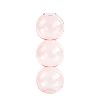 Nordische Glas Blasen Vase Klar