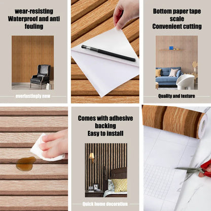 Gitterstreifen Wandaufkleber Folie